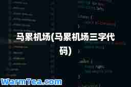 马累机场(马累机场三字代码)
