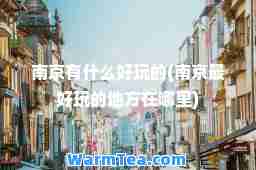 南京有什么好玩的(南京最好玩的地方在哪里)