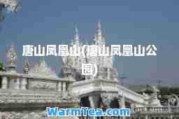 唐山凤凰山(唐山凤凰山公园)