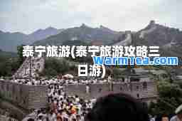 泰宁旅游(泰宁旅游攻略三日游)