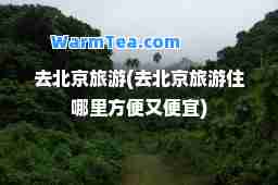 去北京旅游(去北京旅游住哪里方便又便宜)