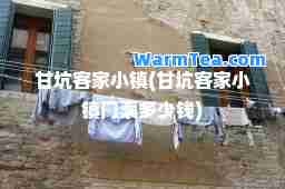 甘坑客家小镇(甘坑客家小镇门票多少钱)
