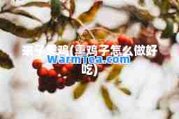 来子熏鸡(熏鸡子怎么做好吃)