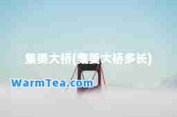 集美大桥(集美大桥多长)