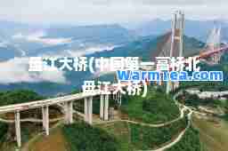 盘江大桥(中国高桥北盘江大桥)