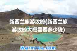 新西兰旅游攻略(新西兰旅游攻略大概需要多少钱)