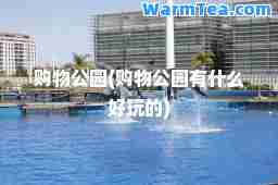购物公园(购物公园有什么好玩的)