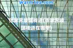 张家界玻璃栈道(张家界玻璃栈道在哪里)
