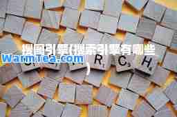 搜图引擎(搜索引擎有哪些)
