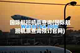 航班机票查询(航班机票查询预订官网)