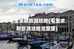 毛里求斯旅游攻略(毛里求斯旅游攻略完整版)