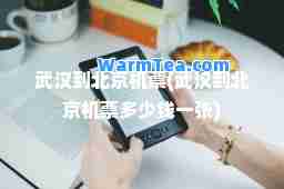 武汉到北京机票(武汉到北京机票多少钱一张)