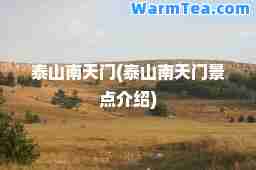 泰山南天门(泰山南天门景点介绍)