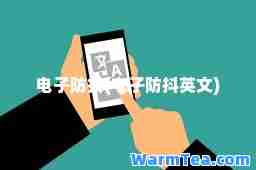 电子防抖(电子防抖英文)