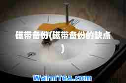磁带备份(磁带备份的缺点)