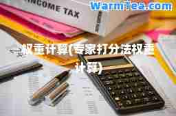 权重计算(专家打分法权重计算)