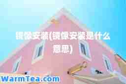 镜像安装(镜像安装是什么意思)