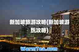 新加坡旅游攻略(新加坡游玩攻略)