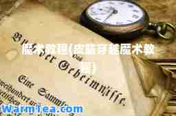 魔术教程(皮筋穿越魔术教程)