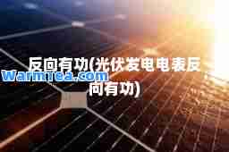 反向有功(光伏发电电表反向有功)