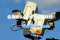 慢放镜头(视频怎么慢放镜头)