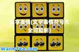 文字表情(文字表情符号大全可)