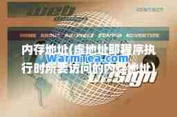 内存地址(虚地址即程序执行时所要访问的内存地址)