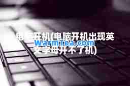 电脑开机(电脑开机出现英文字母开不了机)