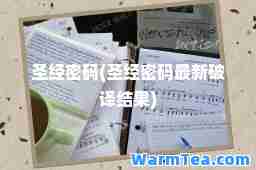 圣经密码(圣经密码破译结果)