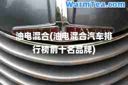油电混(油电混汽车排行榜前十名品牌)