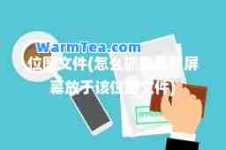 位图文件(怎么抓取任意屏幕放于该位图文件)