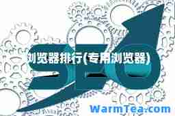 浏览器排行(专用浏览器)