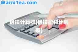 倍投计算器(倍投盈利计划表)