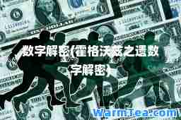 数字(霍格沃兹之遗数字)