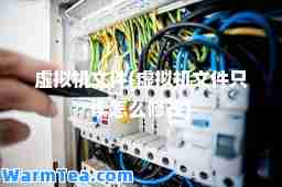 虚拟机文件(虚拟机文件只读怎么修改)