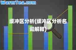 缓冲区分析(缓冲区分析名词解释)