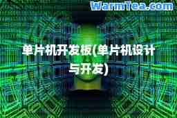 单片机开发板(单片机设计与开发)