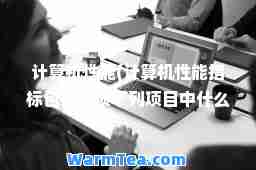 计算机性能(计算机性能指标包括多项下列项目中什么不属于性能指标)