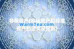 非标资产(非标资产和标准资产的定义及区别)