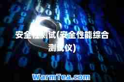 安全性测试(安全性能综测试仪)