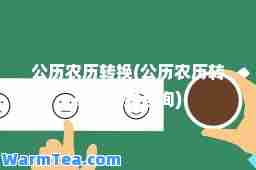 公历农历转换(公历农历转换器在线查询)
