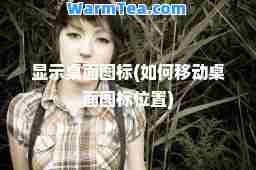显示桌面图标(如何移动桌面图标位置)