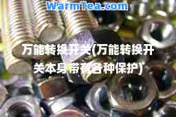 转换开关(转换开关本身带有各种保护)