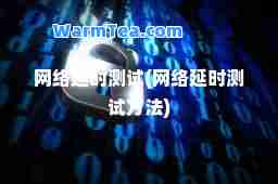 网络延时测试(网络延时测试方法)