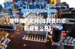 达芬奇的密码(达芬奇的密码箱怎么开)