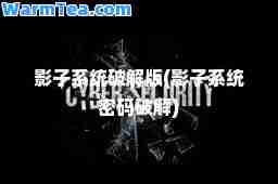 影子系统破解版(影子系统密码破解)