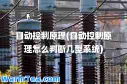 自动控制原理(自动控制原理怎么判断几型系统)