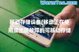 移动存储设备(移动正在使用或出现故障的可移动存储设备)