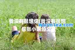 我没有很想你(我没有很想你张小娴原文)