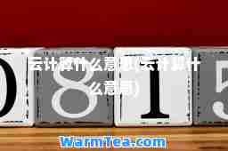 云计算什么意思(云计算什么意思)